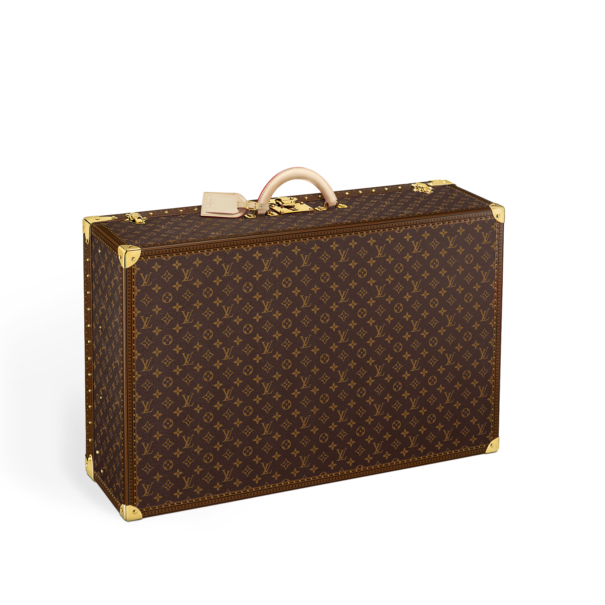Alzer 80 Monogram 帆布- 名牌硬身行李箱- M21222 棕色| LOUIS VUITTON